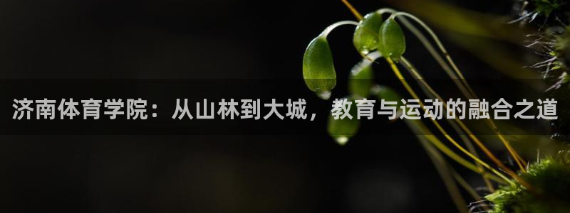 JJB竞技宝官方正版app娱乐网站：济南体育学院：从